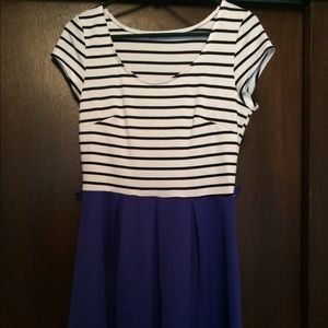 Formal striped dress
